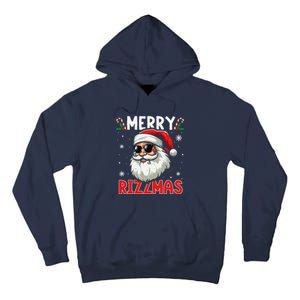 Merry Rizzmas Sigmas Gen Alpha Funny Christmas Santa Claus Tall Hoodie