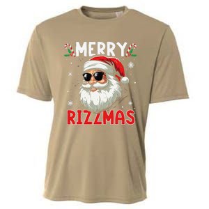 Merry Rizzmas Sigmas Gen Alpha Funny Christmas Santa Claus Cooling Performance Crew T-Shirt