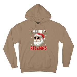 Merry Rizzmas Sigmas Gen Alpha Funny Christmas Santa Claus Hoodie