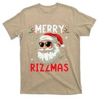 Merry Rizzmas Sigmas Gen Alpha Funny Christmas Santa Claus T-Shirt