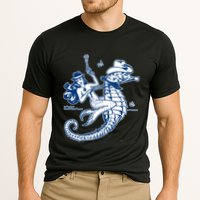 Mermaid Riding Seahorse Cooling Performance Crew T-Shirt