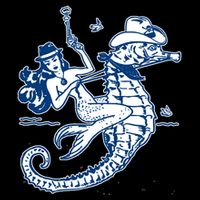 Mermaid Riding Seahorse Cooling Performance Crew T-Shirt