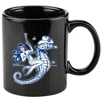 Mermaid Riding Seahorse 11oz C Handle Ceramic Mug