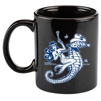 Mermaid Riding Seahorse 11oz C Handle Ceramic Mug