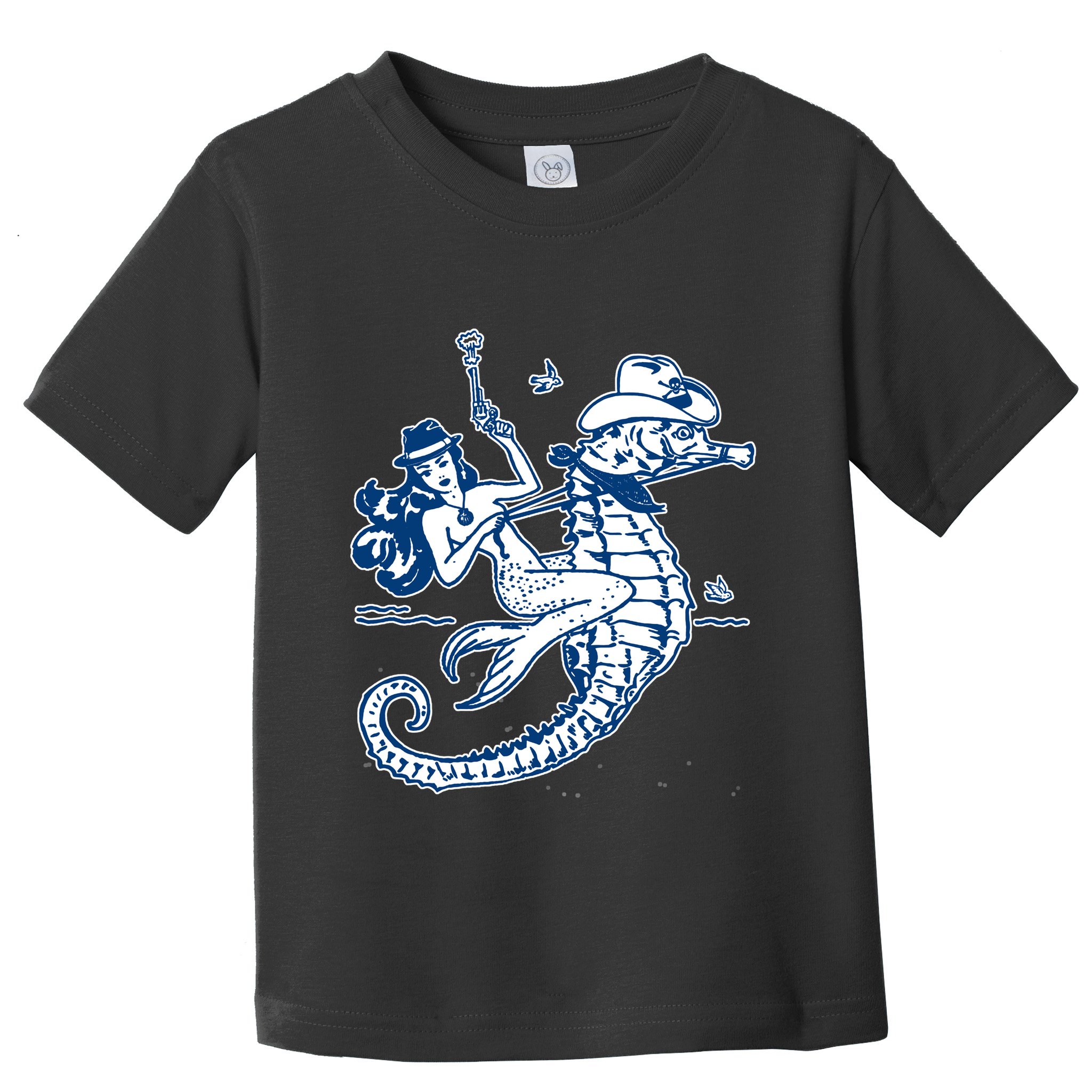 Mermaid Riding Seahorse Toddler T-Shirt