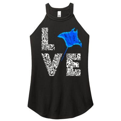 Manta Ray Stingray Sea Ocean Creatures Animals Lovers Women’s Perfect Tri Rocker Tank