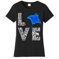 Manta Ray Stingray Sea Ocean Creatures Animals Lovers Women's T-Shirt