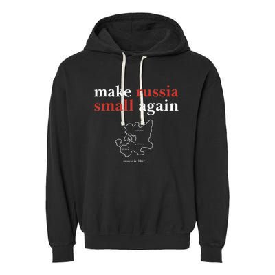 Make Russia Small Again Garment-Dyed Fleece Hoodie