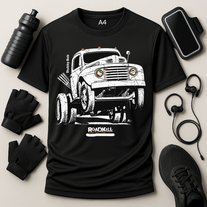 Motortrend Roadkill Stubby Bob Cooling Performance Crew T-Shirt