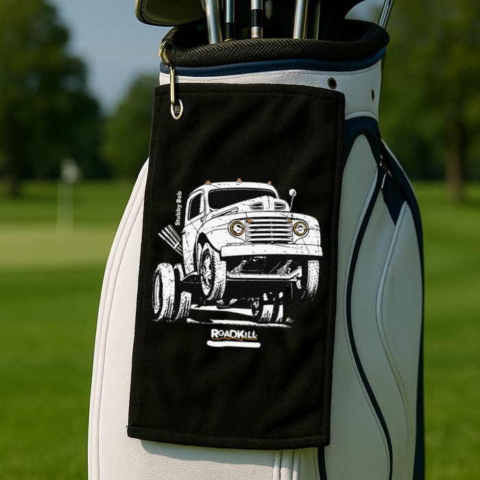 Motortrend Roadkill Stubby Bob Golf Towel