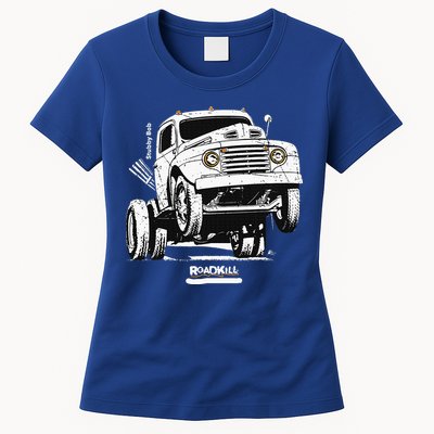 Motortrend Roadkill Stubby Bob Womens T-Shirt