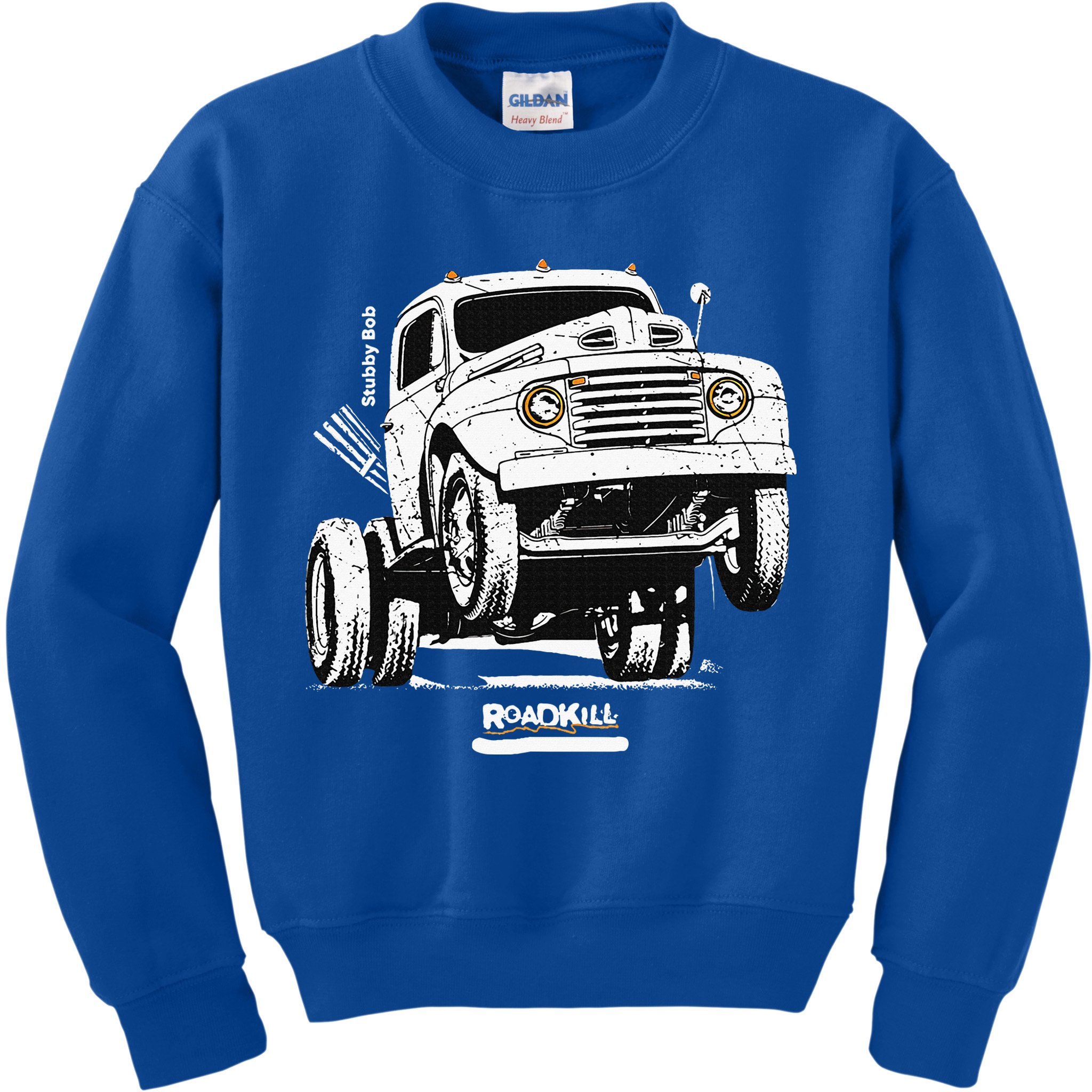 Motortrend Roadkill Stubby Bob Kids Sweatshirt