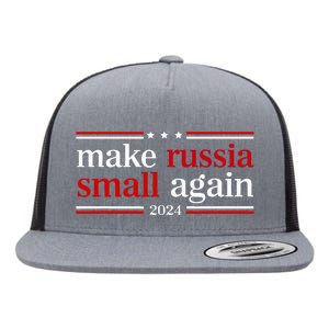 Make Russia Small Again  Funny Make Russia Small Again Flat Bill Trucker Hat