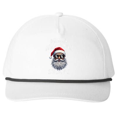 Merry Rizzmas Sigmas Gen Alpha Funny Christmas Santa Claus Gift Snapback Five-Panel Rope Hat