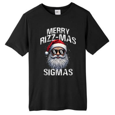 Merry Rizzmas Sigmas Gen Alpha Funny Christmas Santa Claus Gift Tall Fusion ChromaSoft Performance T-Shirt