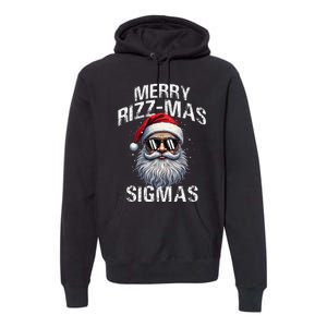 Merry Rizzmas Sigmas Gen Alpha Funny Christmas Santa Claus Gift Premium Hoodie