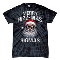 Merry Rizzmas Sigmas Gen Alpha Funny Christmas Santa Claus Gift Tie-Dye T-Shirt