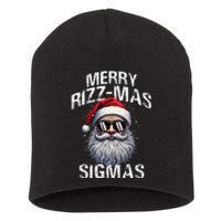 Merry Rizzmas Sigmas Gen Alpha Funny Christmas Santa Claus Gift Short Acrylic Beanie