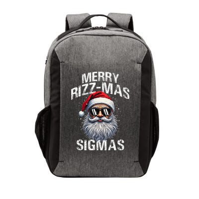 Merry Rizzmas Sigmas Gen Alpha Funny Christmas Santa Claus Gift Vector Backpack