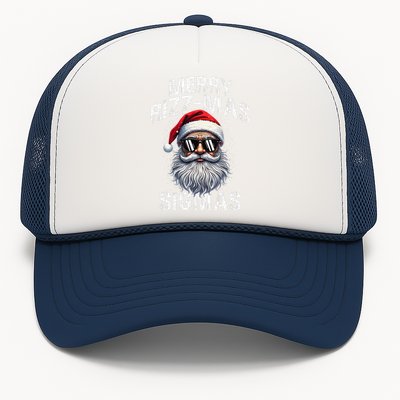 Merry Rizzmas Sigmas Gen Alpha Funny Christmas Santa Claus Gift Trucker Hat