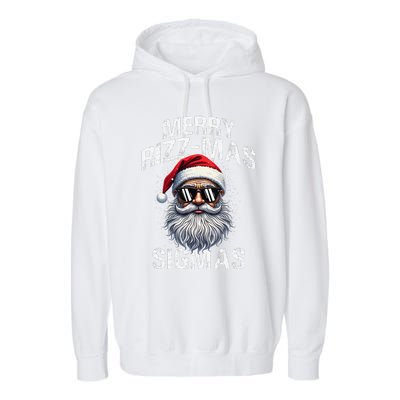 Merry Rizzmas Sigmas Gen Alpha Funny Christmas Santa Claus Gift Garment-Dyed Fleece Hoodie