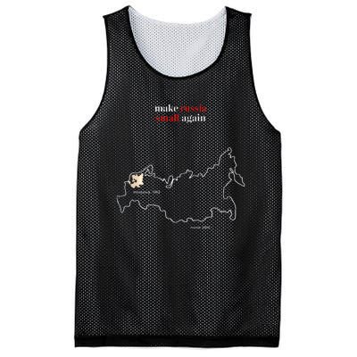 Make Russia Small Again President Volodymyr Zelensky Mesh Reversible Basketball Jersey Tank