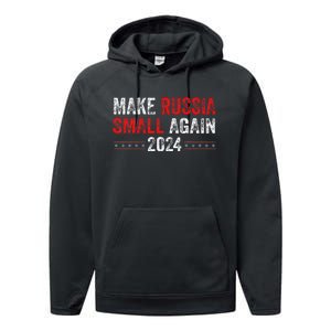 Make Russia Small Again Make Russia Small Again Performance Fleece Hoodie