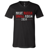 Make Russia Small Again Make Russia Small Again V-Neck T-Shirt