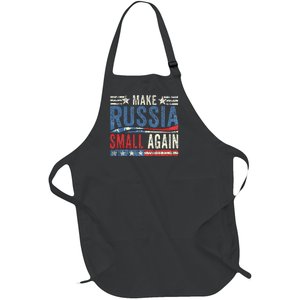 Make Russia Small Again Full-Length Apron With Pockets