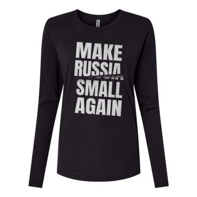 Make Russia Small Again Funny Vintage Style Great Gift Womens Cotton Relaxed Long Sleeve T-Shirt