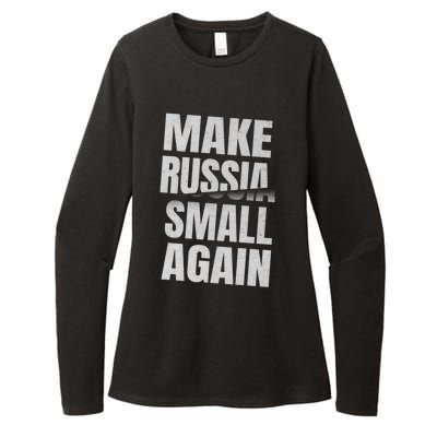 Make Russia Small Again Funny Vintage Style Great Gift Womens CVC Long Sleeve Shirt