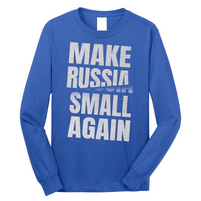 Make Russia Small Again Funny Vintage Style Great Gift Long Sleeve Shirt