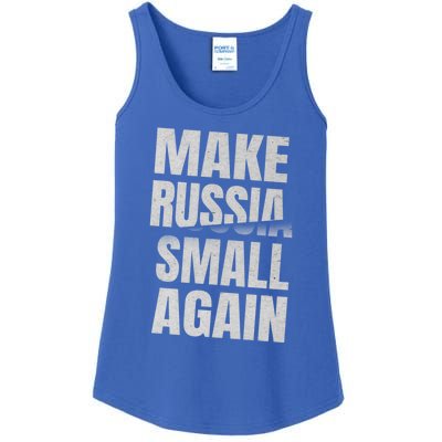 Make Russia Small Again Funny Vintage Style Great Gift Ladies Essential Tank