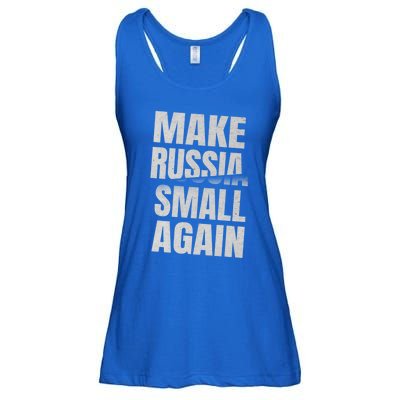 Make Russia Small Again Funny Vintage Style Great Gift Ladies Essential Flowy Tank