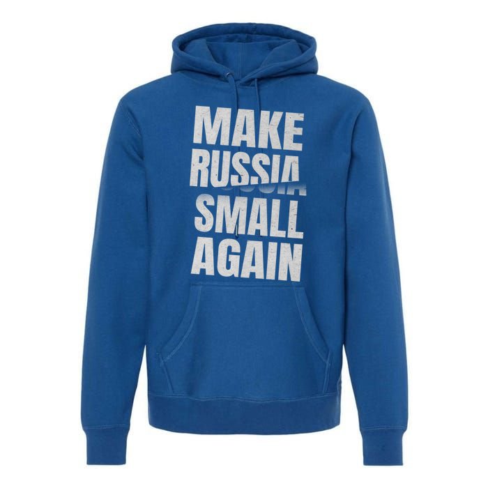 Make Russia Small Again Funny Vintage Style Great Gift Premium Hoodie