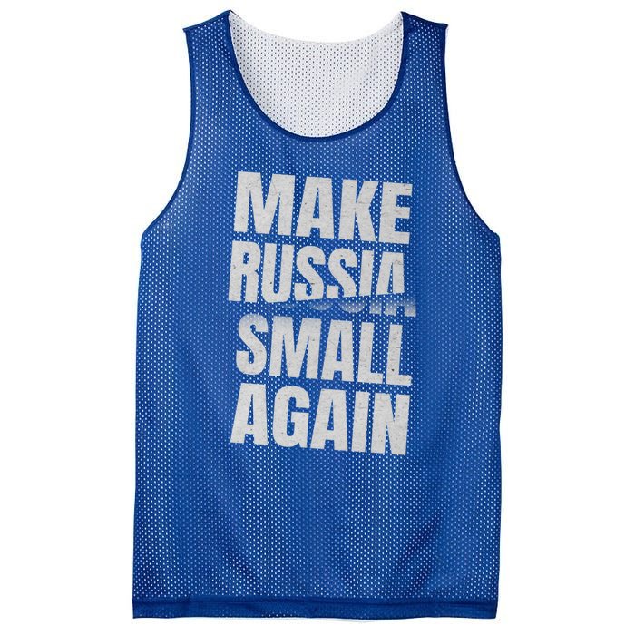 Make Russia Small Again Funny Vintage Style Great Gift Mesh Reversible Basketball Jersey Tank