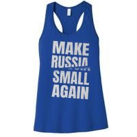 Make Russia Small Again Funny Vintage Style Great Gift Women's Racerback Tank