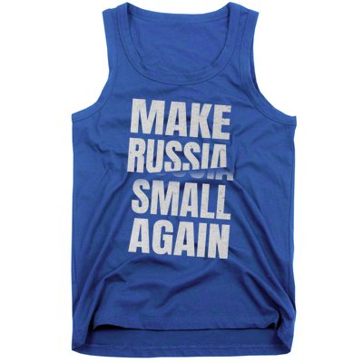 Make Russia Small Again Funny Vintage Style Great Gift Tank Top