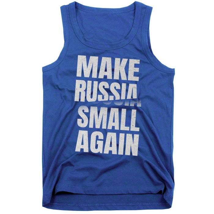 Make Russia Small Again Funny Vintage Style Great Gift Tank Top