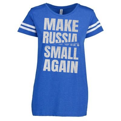 Make Russia Small Again Funny Vintage Style Great Gift Enza Ladies Jersey Football T-Shirt