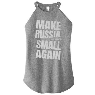 Make Russia Small Again Funny Vintage Style Great Gift Women's Perfect Tri Rocker Tank