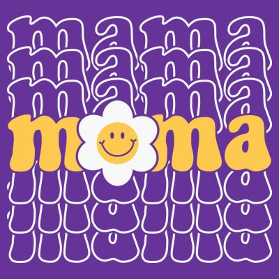 Mama Retro Sunflower Mothers Day T-Shirt