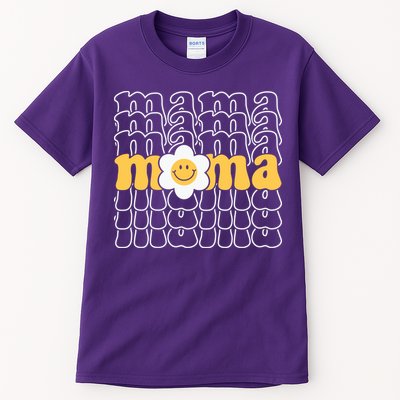 Mama Retro Sunflower Mothers Day Tall T-Shirt