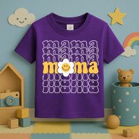 Mama Retro Sunflower Mothers Day Toddler T-Shirt