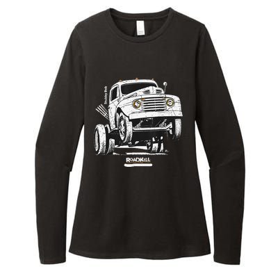 Motortrend Roadkill Stubby Bob Womens CVC Long Sleeve Shirt