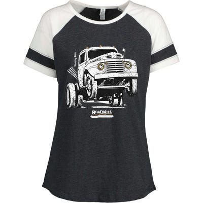 Motortrend Roadkill Stubby Bob Enza Ladies Jersey Colorblock Tee