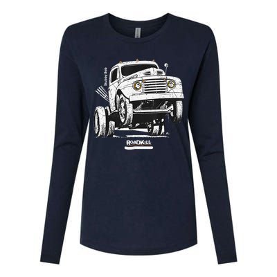 Motortrend Roadkill Stubby Bob Womens Cotton Relaxed Long Sleeve T-Shirt