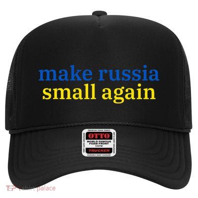 Make Russia Small Again High Crown Mesh Back Trucker Hat