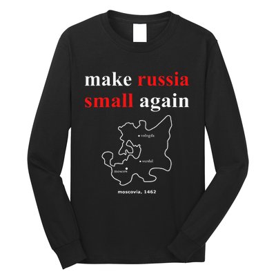 Make Russia Small Again With Map Moscovia 1462 Long Sleeve Shirt