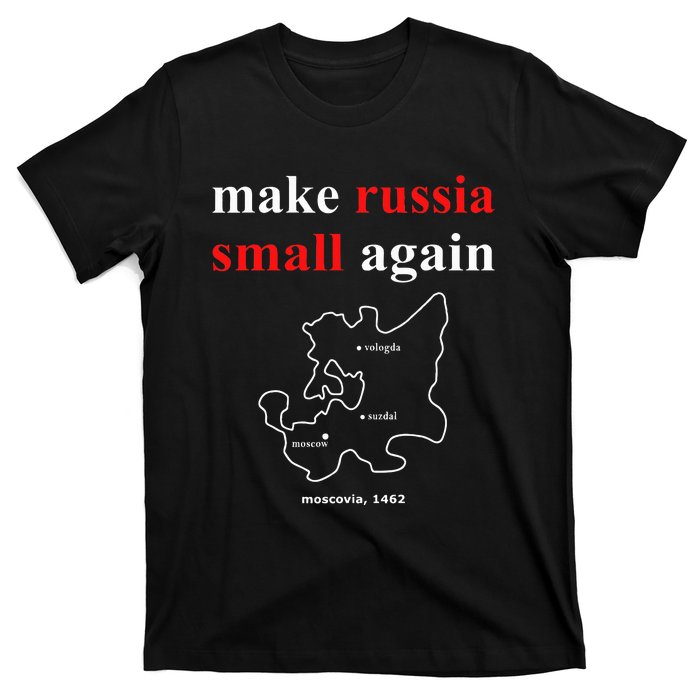 Make Russia Small Again With Map Moscovia 1462 T-Shirt